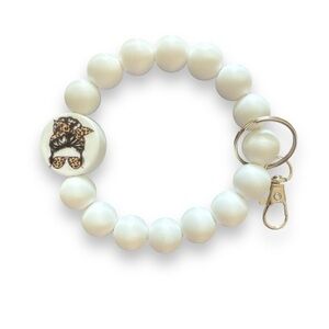 Woman Silicone Wristlet White